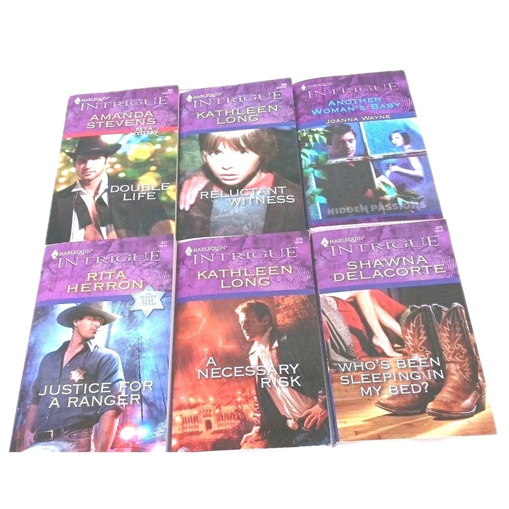 Harlequin‎ Love Inspired Suspense Books Lot of 6 Paperback Books